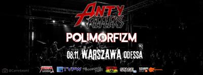 koncert AntyRefleks + Polimorfizm w warszawskiej Odessie!